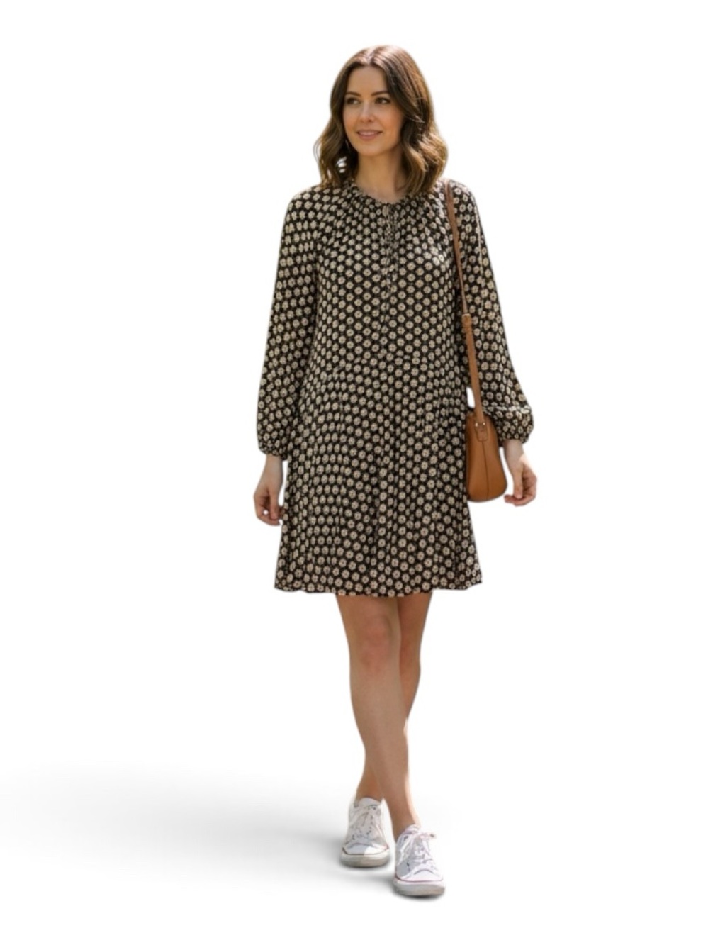 New SHANNON PASSERO Stylish Black and Cream Dress
Small